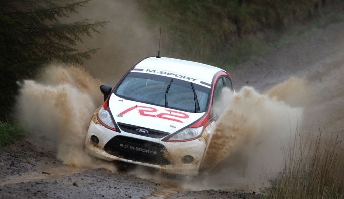 Through the mud and rain - Ford Fiesta R2